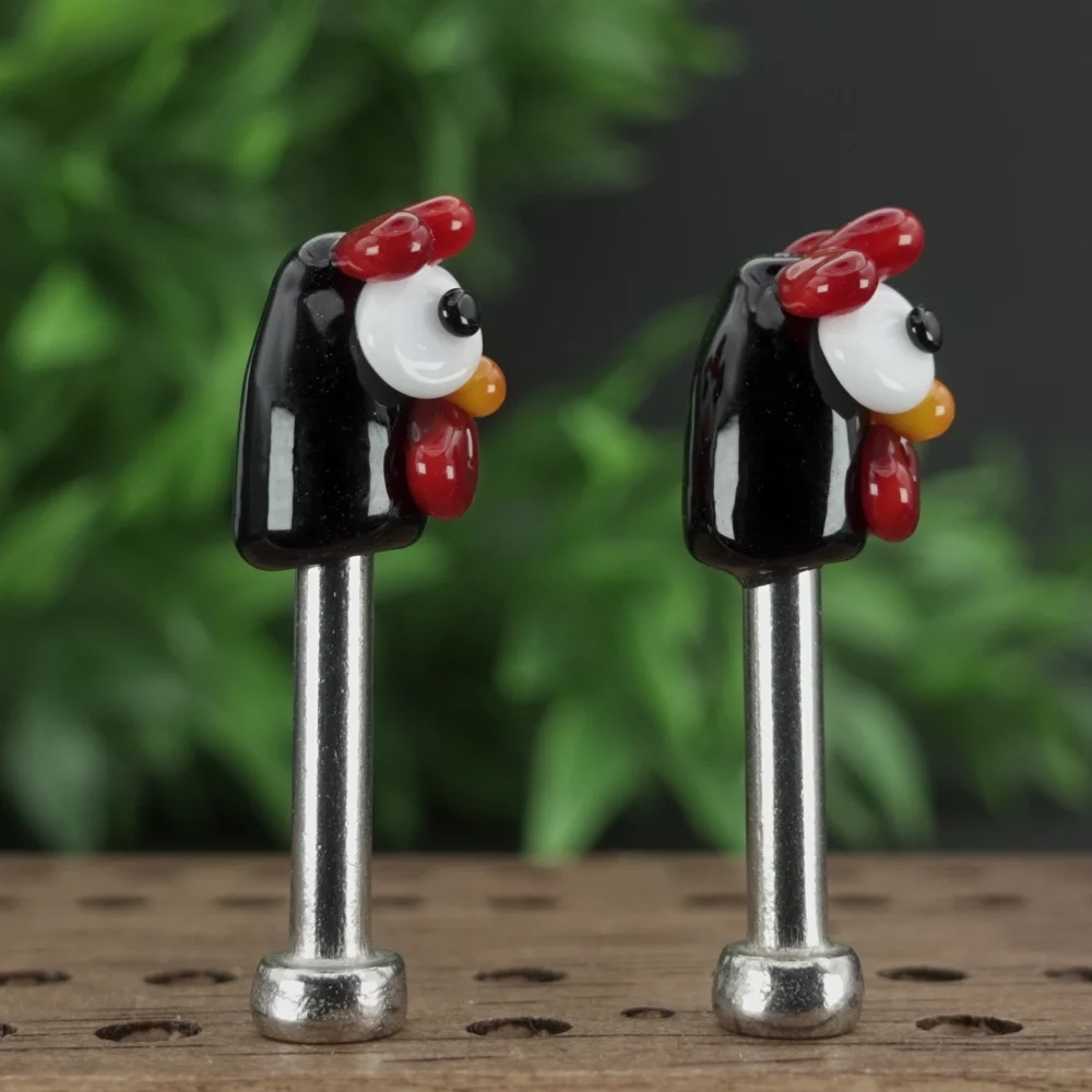 Black Chickens Cribbage Pegs Sv1