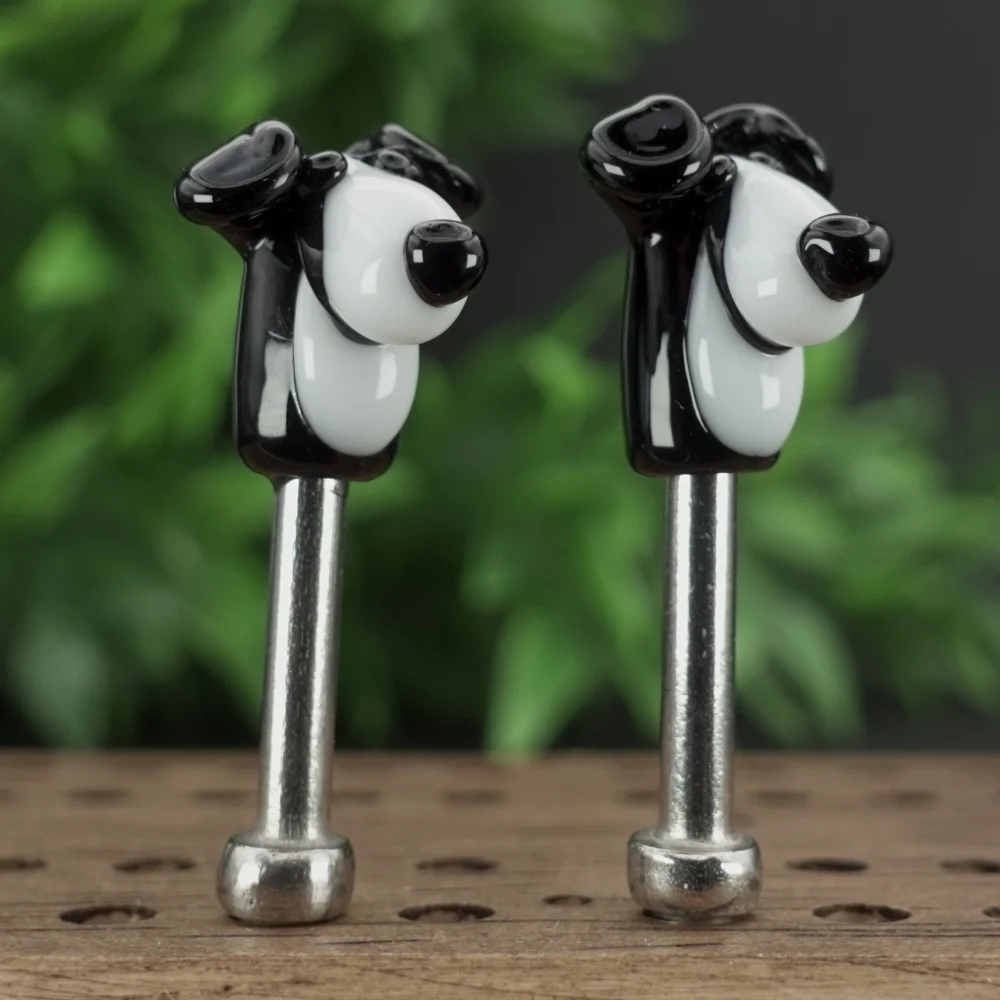 Black White Dogs Cribbage Pegs Sv2