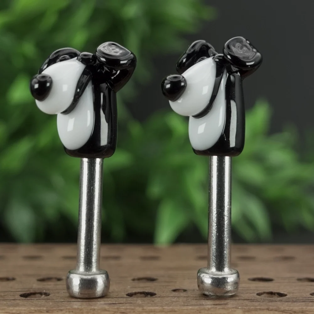 Black White Dogs Cribbage Pegs Sv4