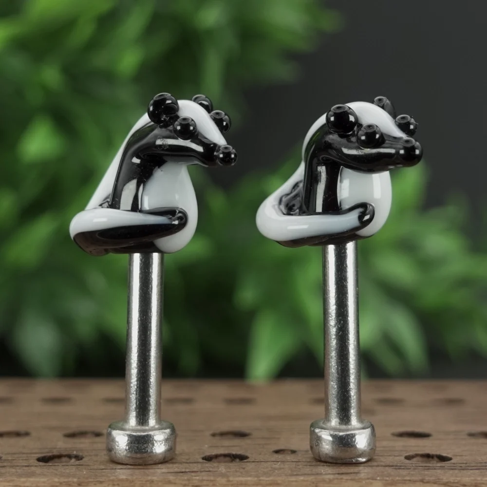 Black White Skunks Cribbage Pegs Sv2