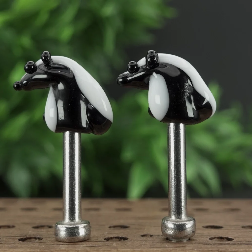 Black White Skunks Cribbage Pegs Sv5