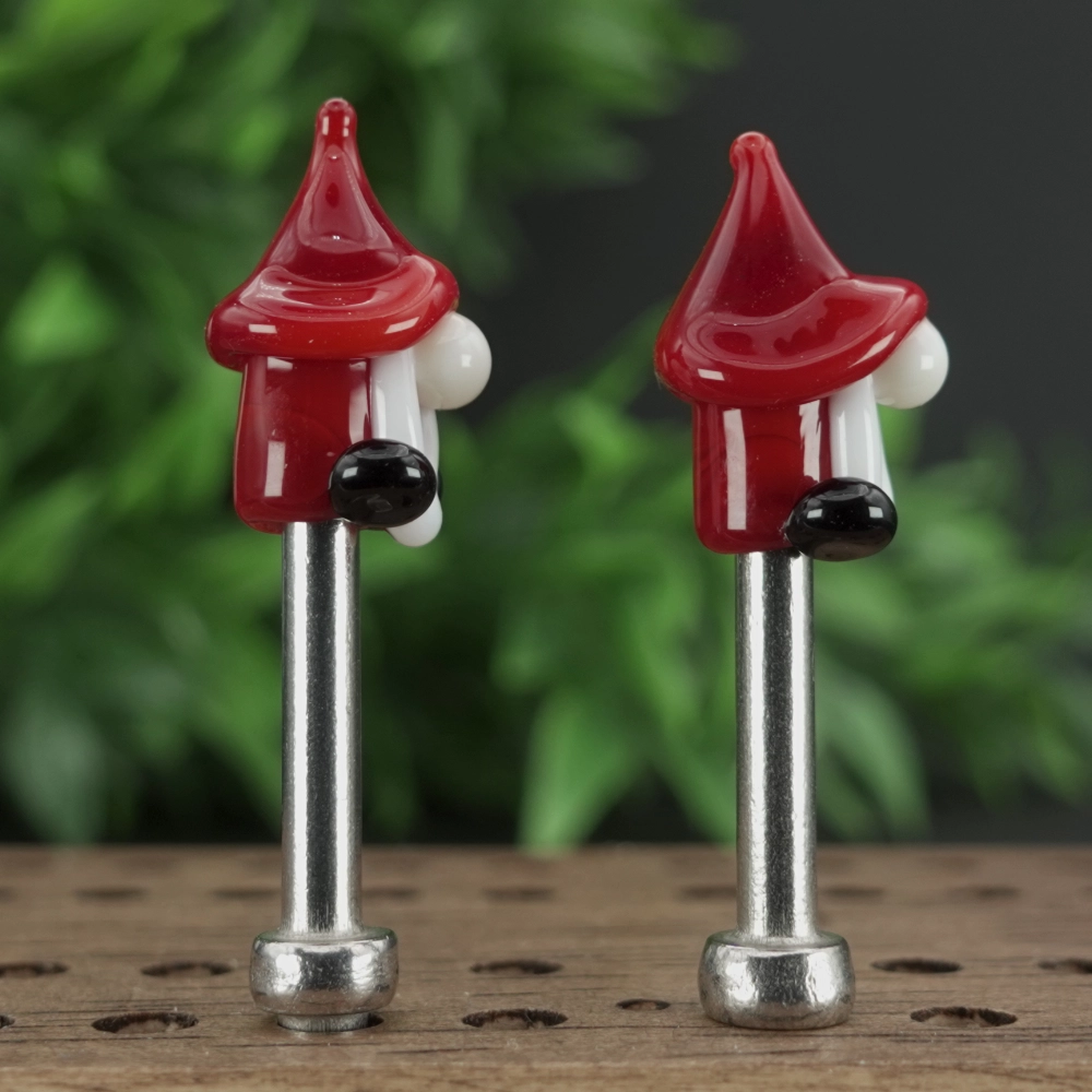 Light Red Gnomes Cribbage Pegs S V1