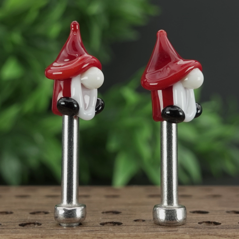 Light Red Gnomes Cribbage Pegs S V2