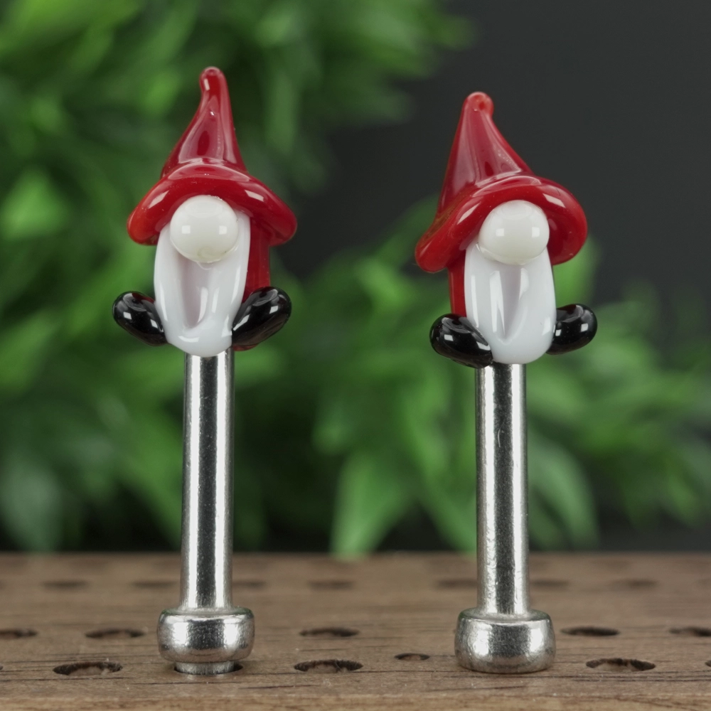 Light Red Gnomes Cribbage Pegs S V3