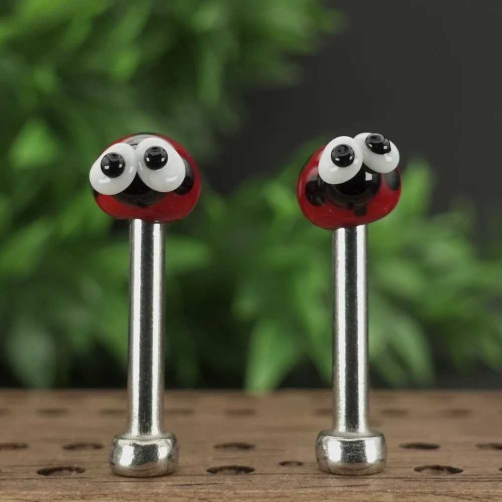 Light Red Ladybugs Cribbage Pegs Sv3 Light Red Ladybugs Cribbage Pegs Sv3