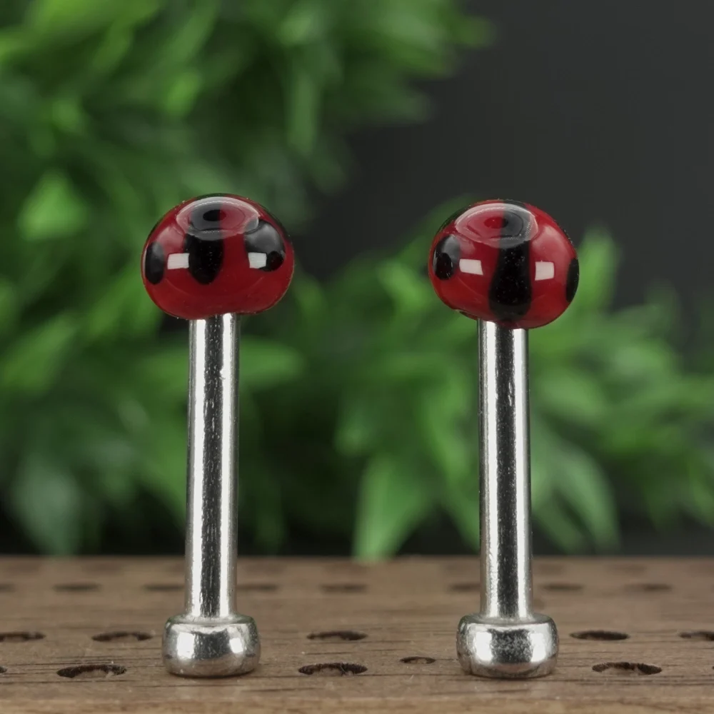 Light Red Ladybugs Cribbage Pegs Sv6 Light Red Ladybugs Cribbage Pegs Sv6