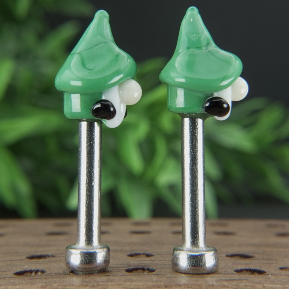 Medium Green Gnomes Cribbage Pegs Sv1