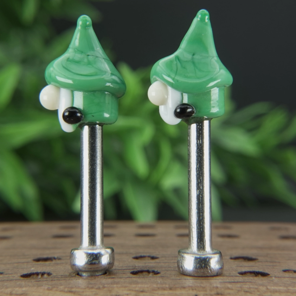 Medium Green Gnomes Cribbage Pegs Sv5