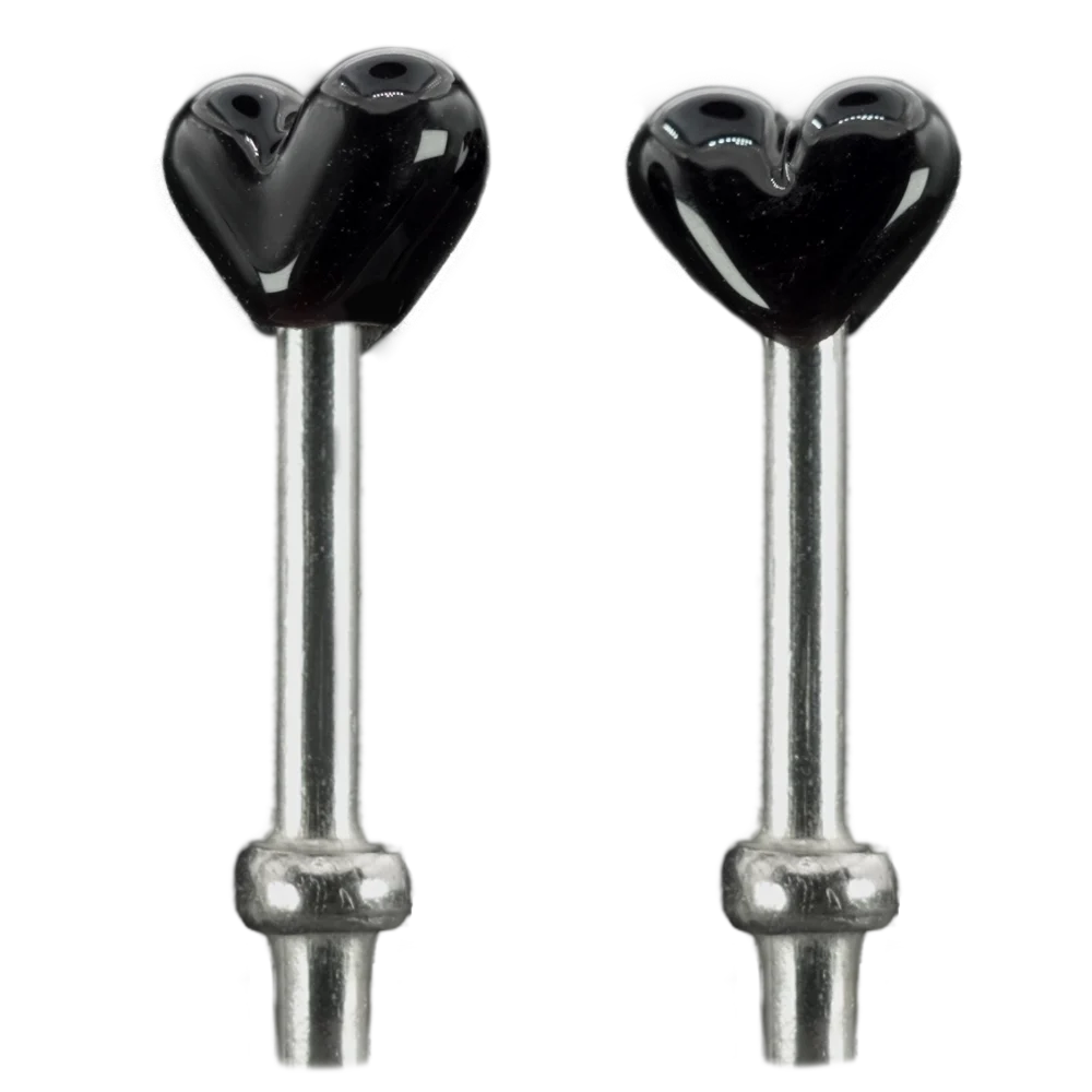 Pair Black Hearts Cribbage Pegs S Pair Black Hearts Cribbage Pegs S
