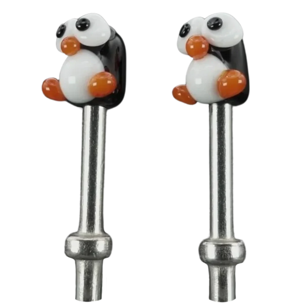Pair Black White Penguins Cribbage Pegs S