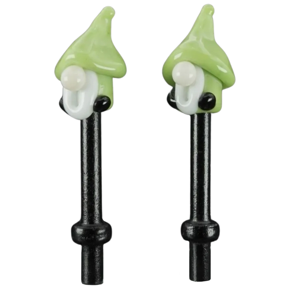 Pair Light Green Gnomes Cribbage Pegs B Pair Light Green Gnomes Cribbage Pegs B