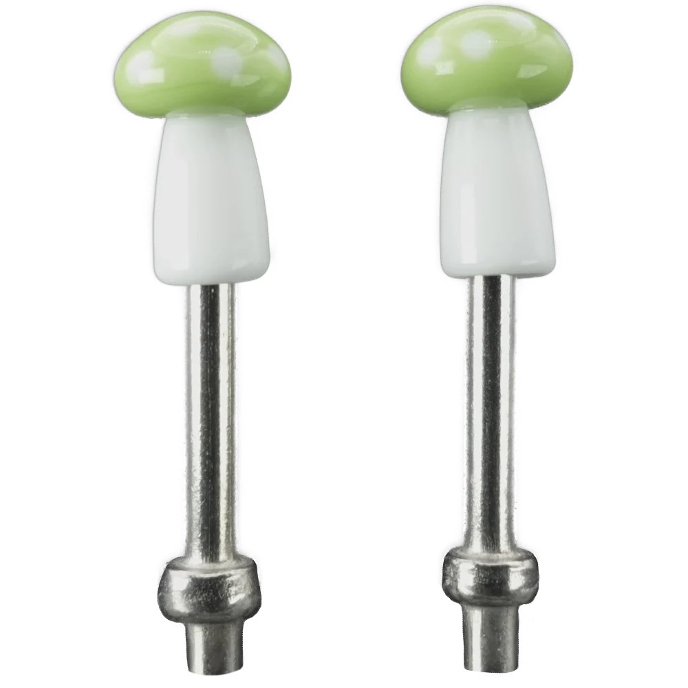 Pair Light Green White Mushrooms Cribbage Pegs S Pair Light Green White Mushrooms Cribbage Pegs S