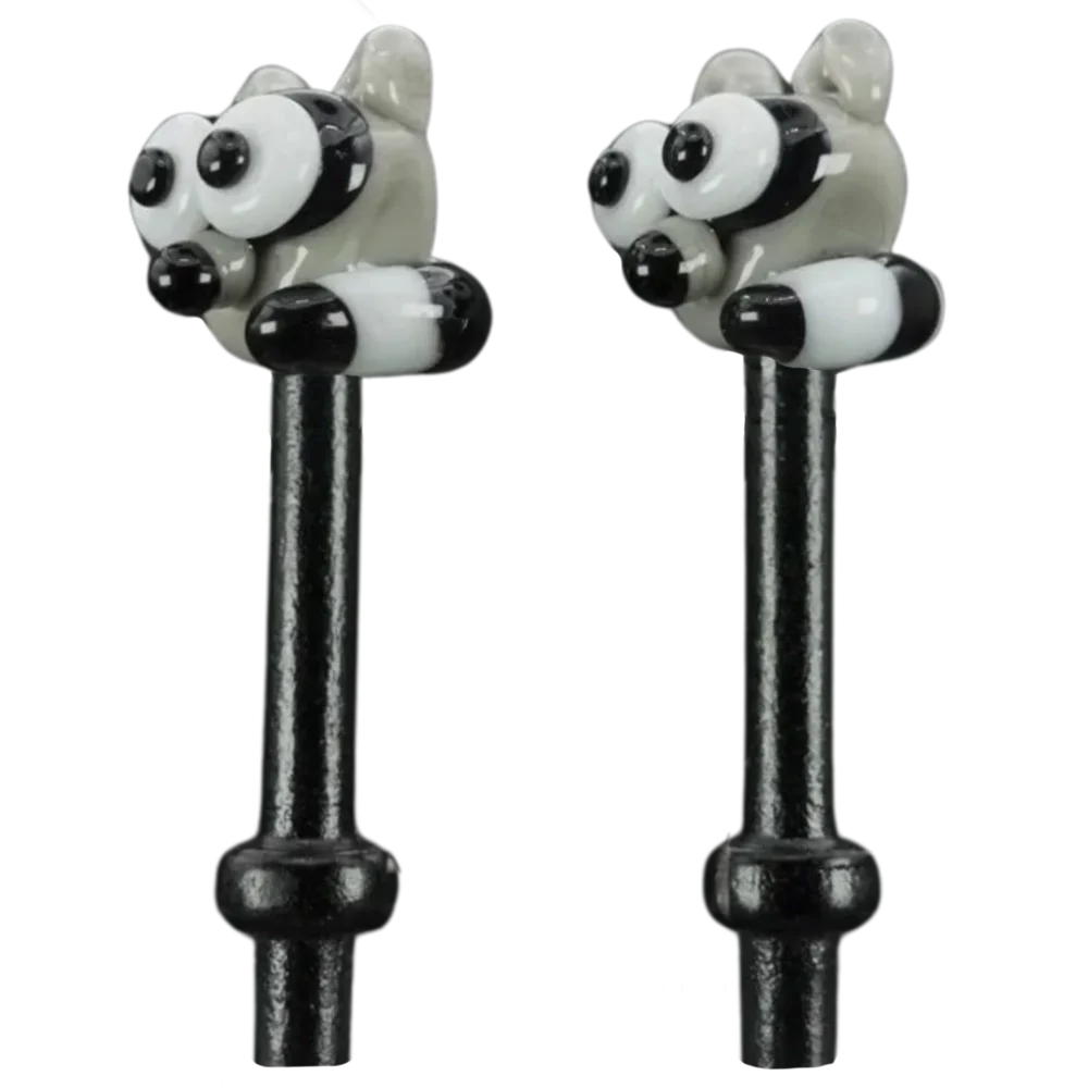 Pair Light Grey Racoons Cribbage Pegs B Pair Light Grey Racoons Cribbage Pegs B