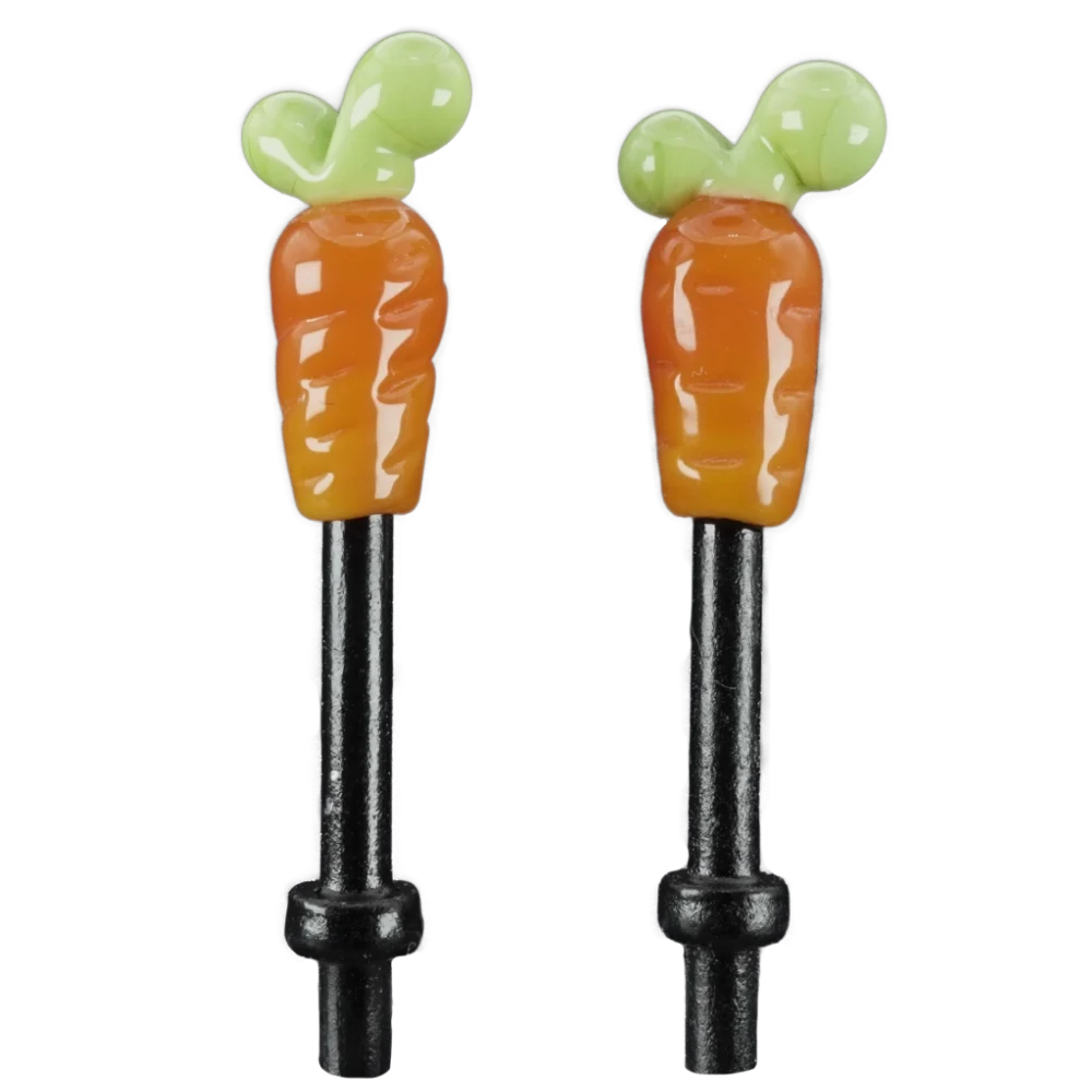 Pair Orange Carrots Cribbage Pegs B Pair Orange Carrots Cribbage Pegs B