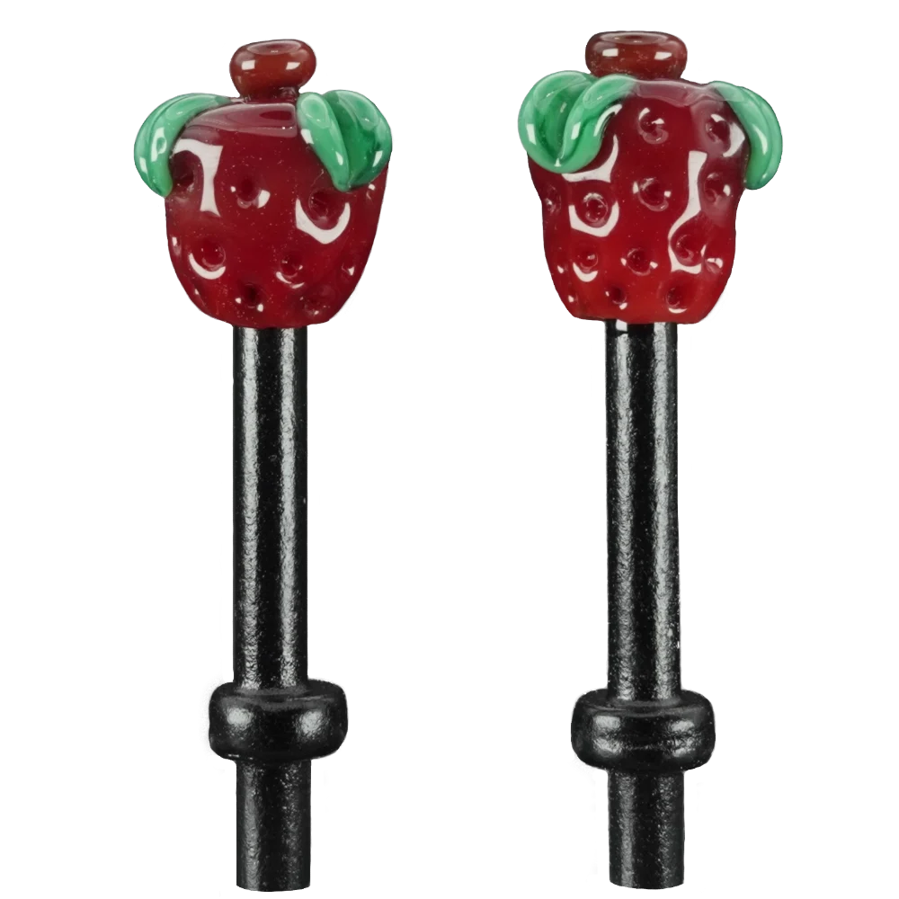 Pair Strawberries Cribbage Pegs B
