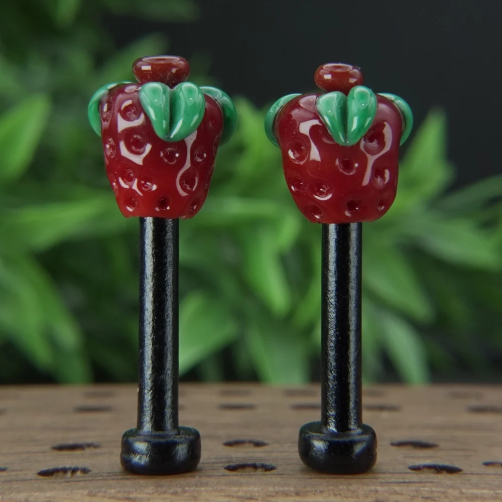 Pair Strawberries Cribbage Pegs Bv1