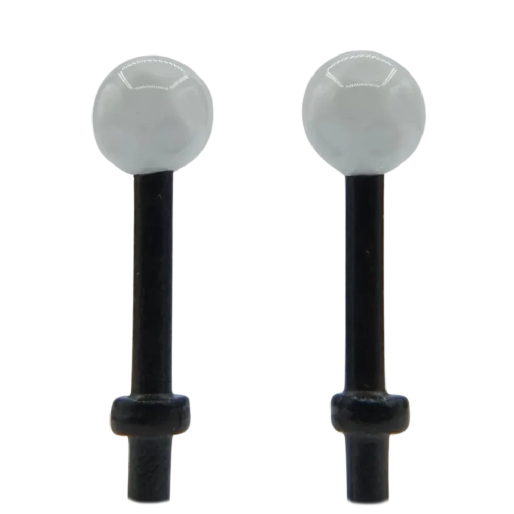Pair White Golf Balls Cribbage Pegs B