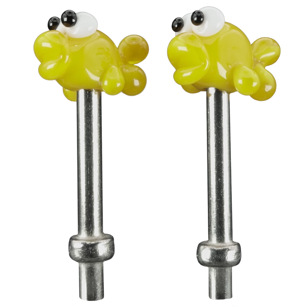 Pair Yellow Fish Cribbage Pegs S Pair Yellow Fish Cribbage Pegs S