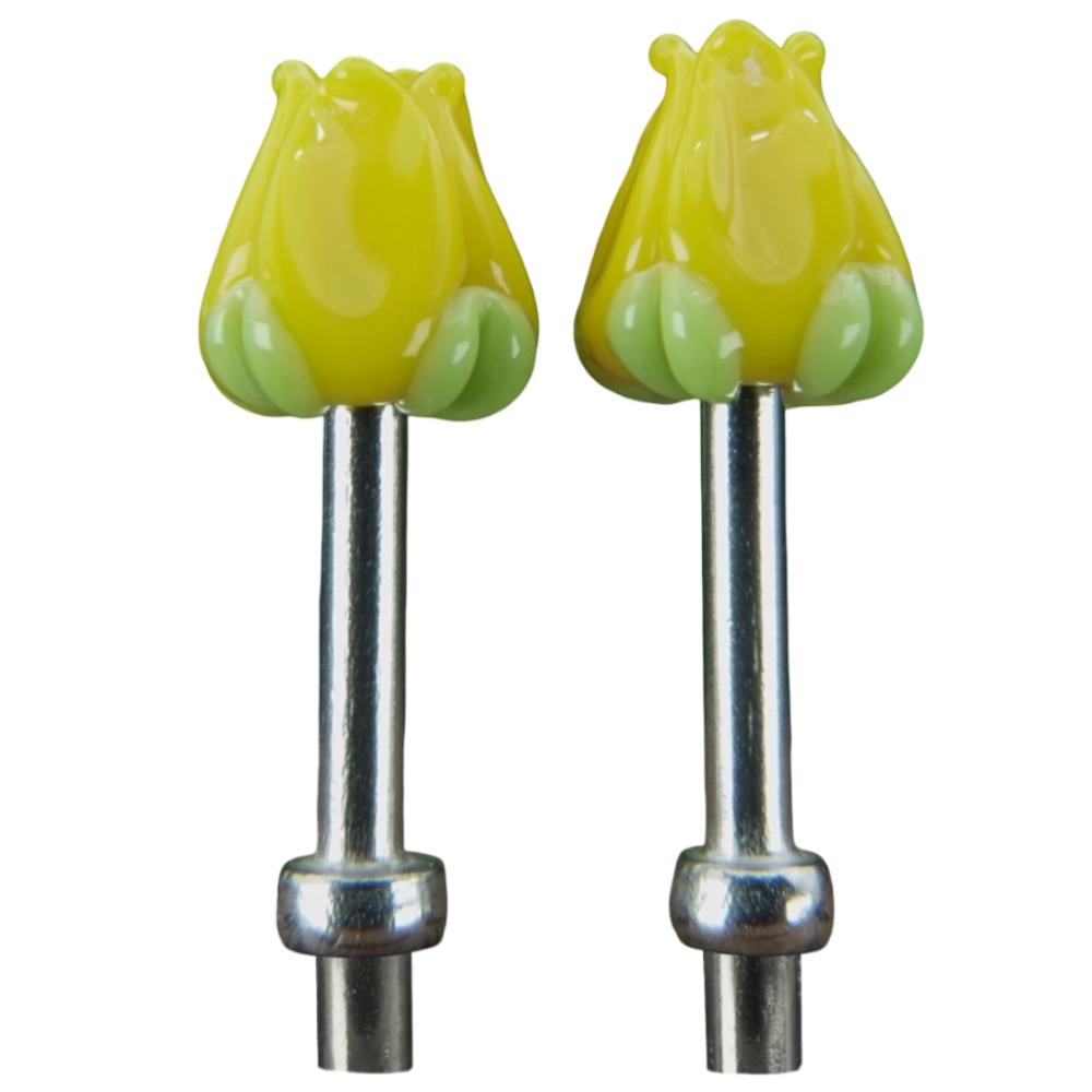Pair Yellow Tulips Cribbage Pegs S Pair Yellow Tulips Cribbage Pegs S