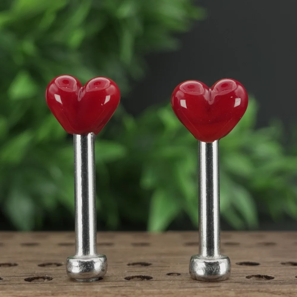 Red Hearts Cribbage Pegs Sv2