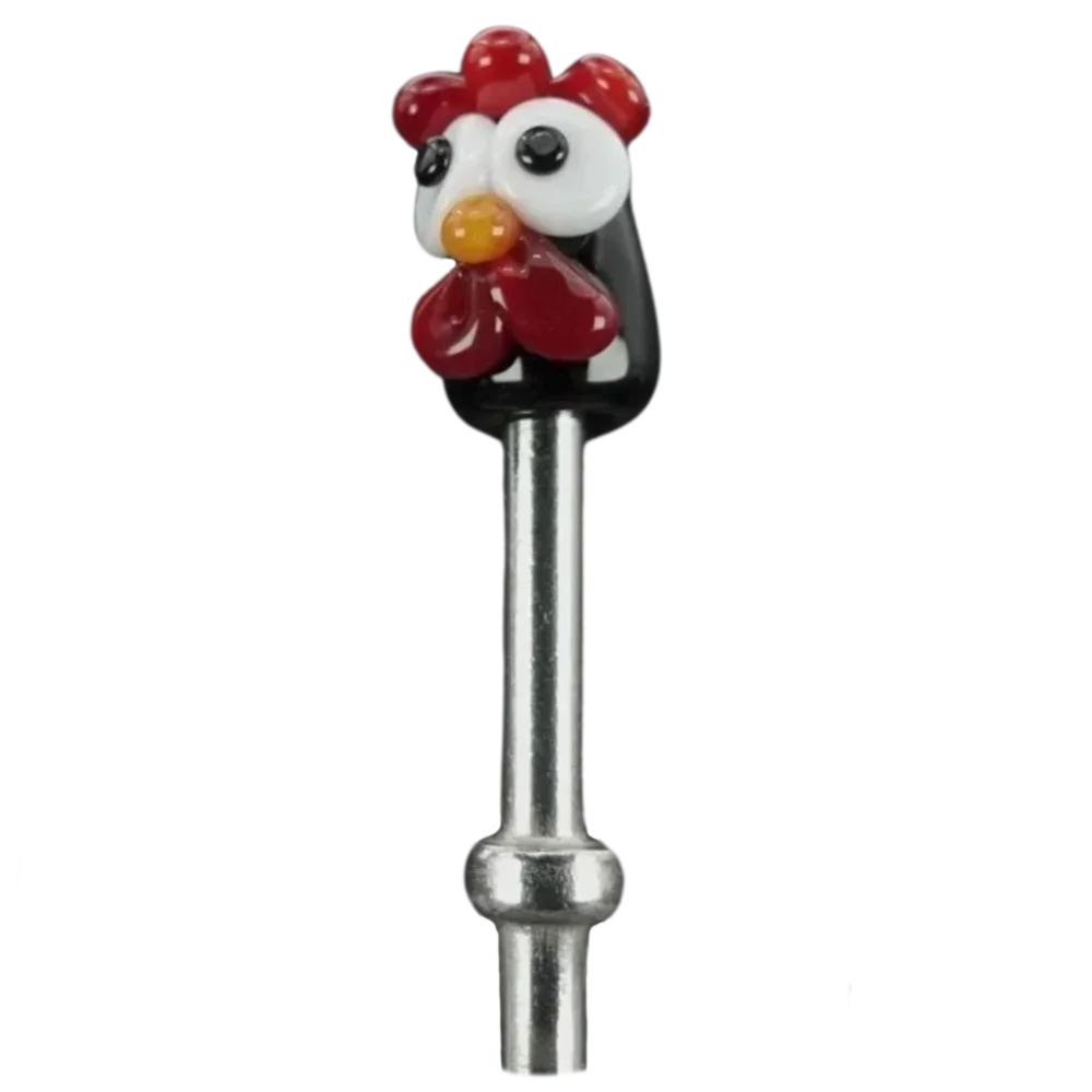 Single Black Chickenscribbage Peg S