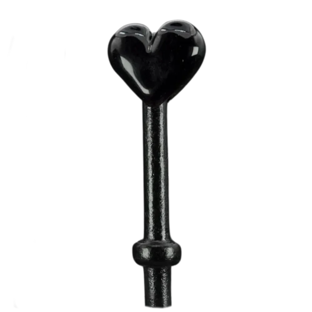 Single Black Heart Cribbage Peg B