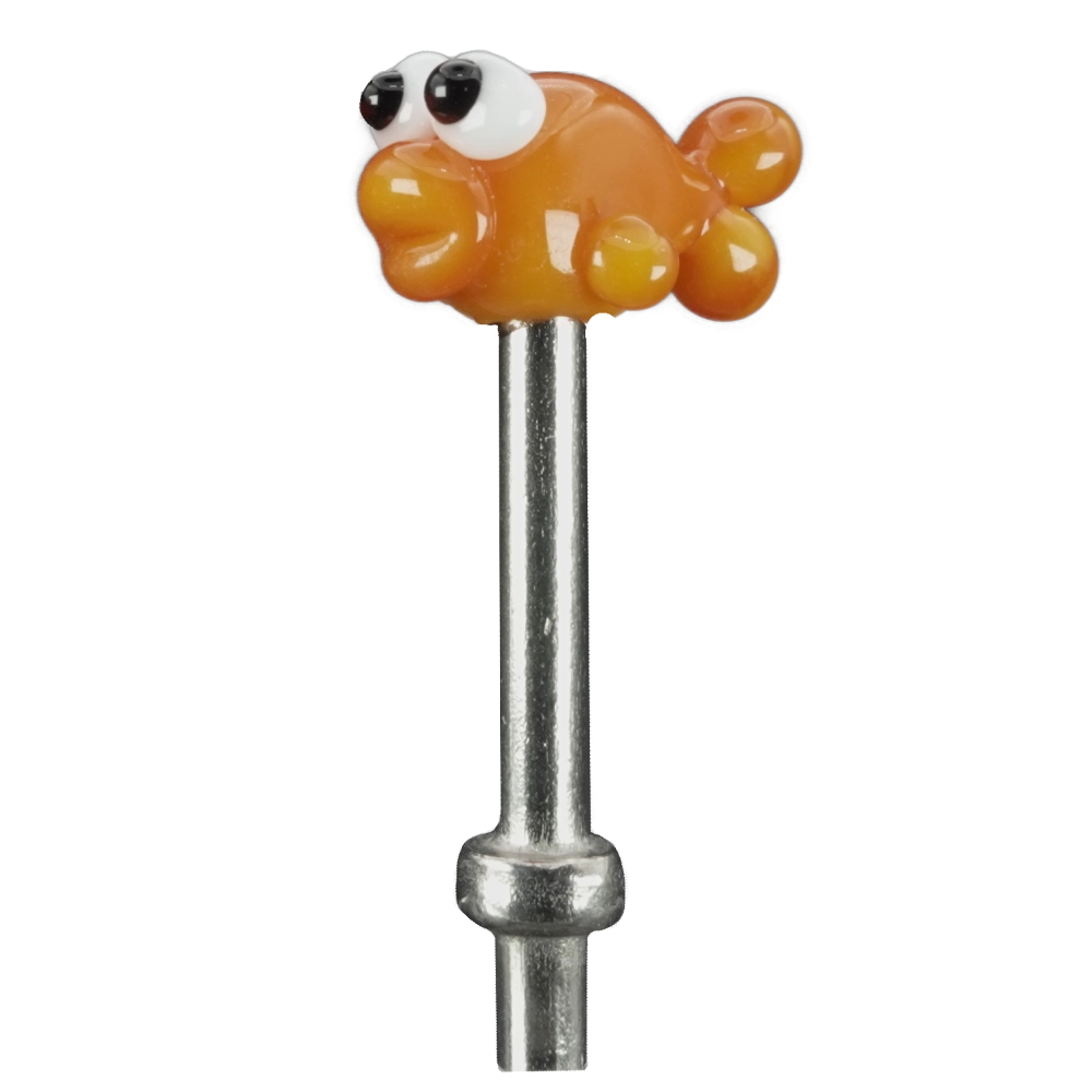 Single Orange Fish Cribbage Peg S