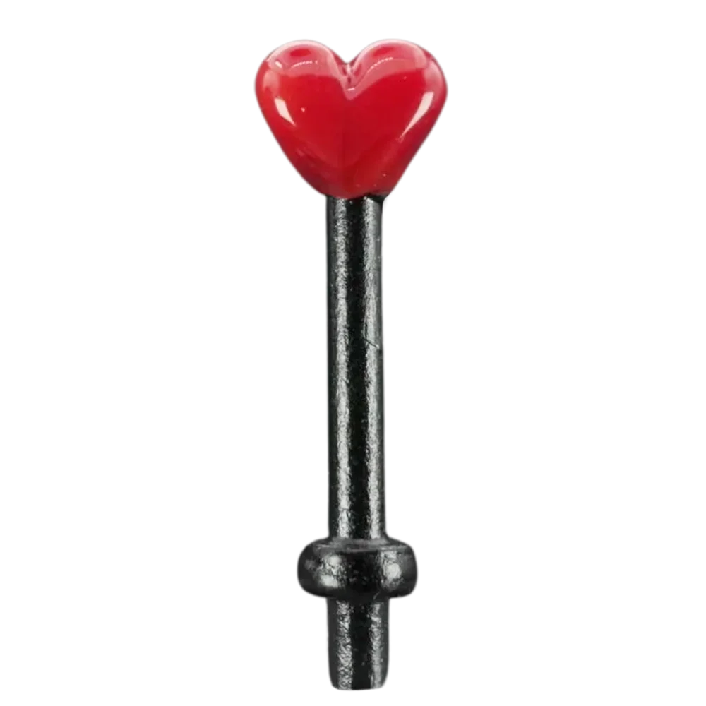 Single Red Hearts Cribbage Pegs B