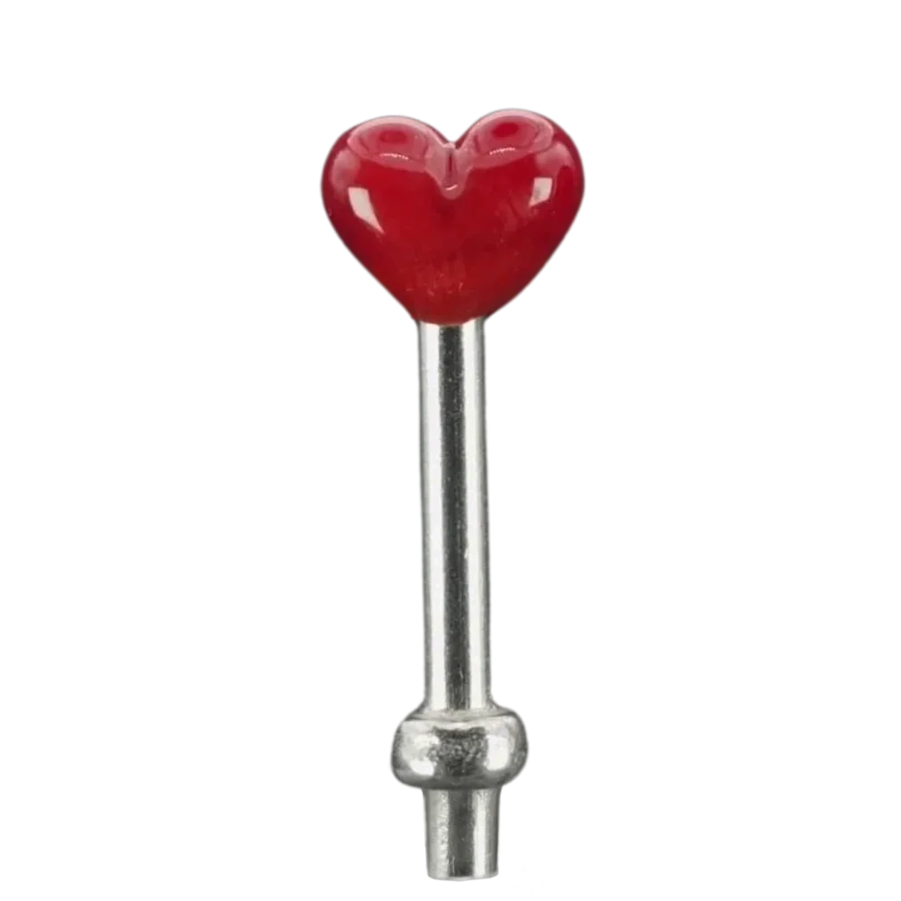 Single Red Hearts Cribbage Pegs S