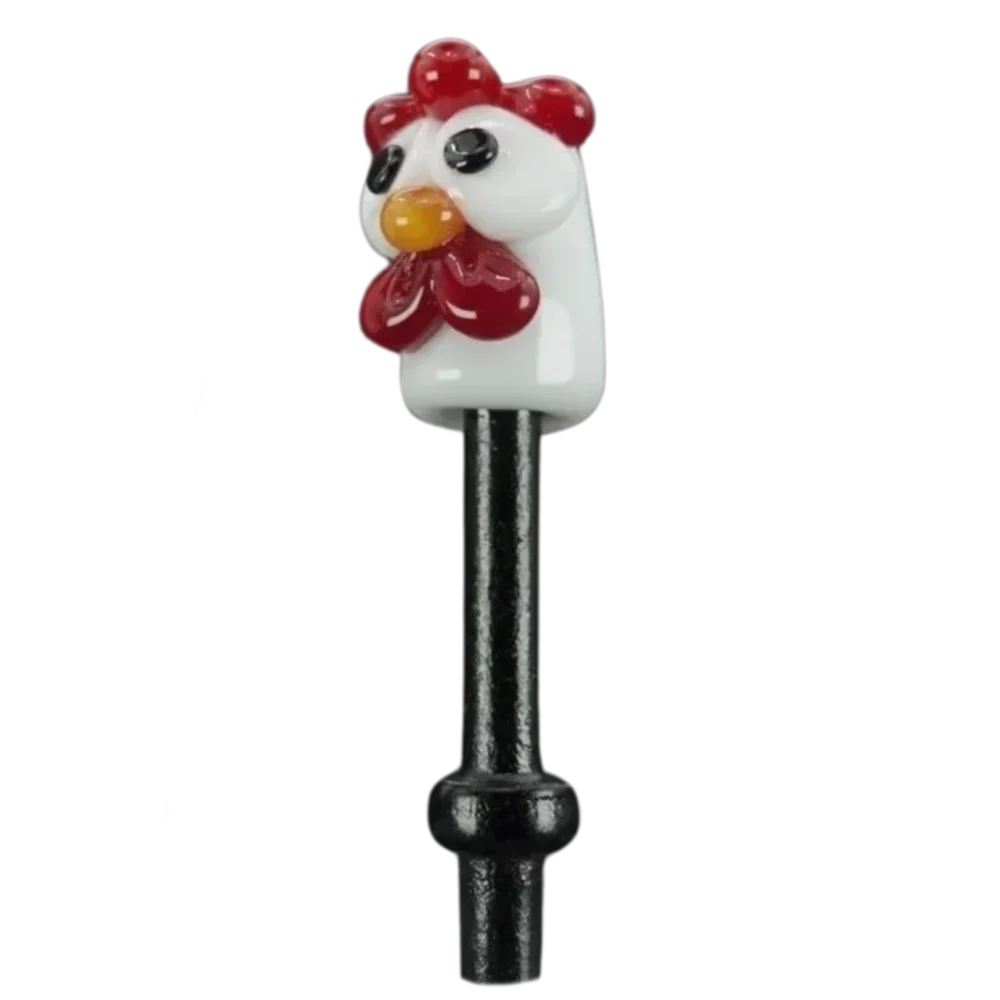 Single White Chicken Cribbage Peg B