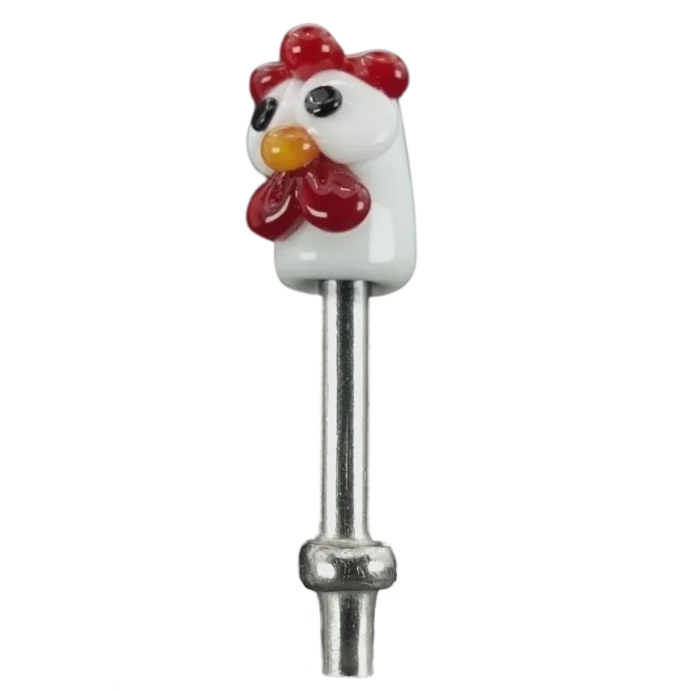 Single White Chicken Cribbage Peg S