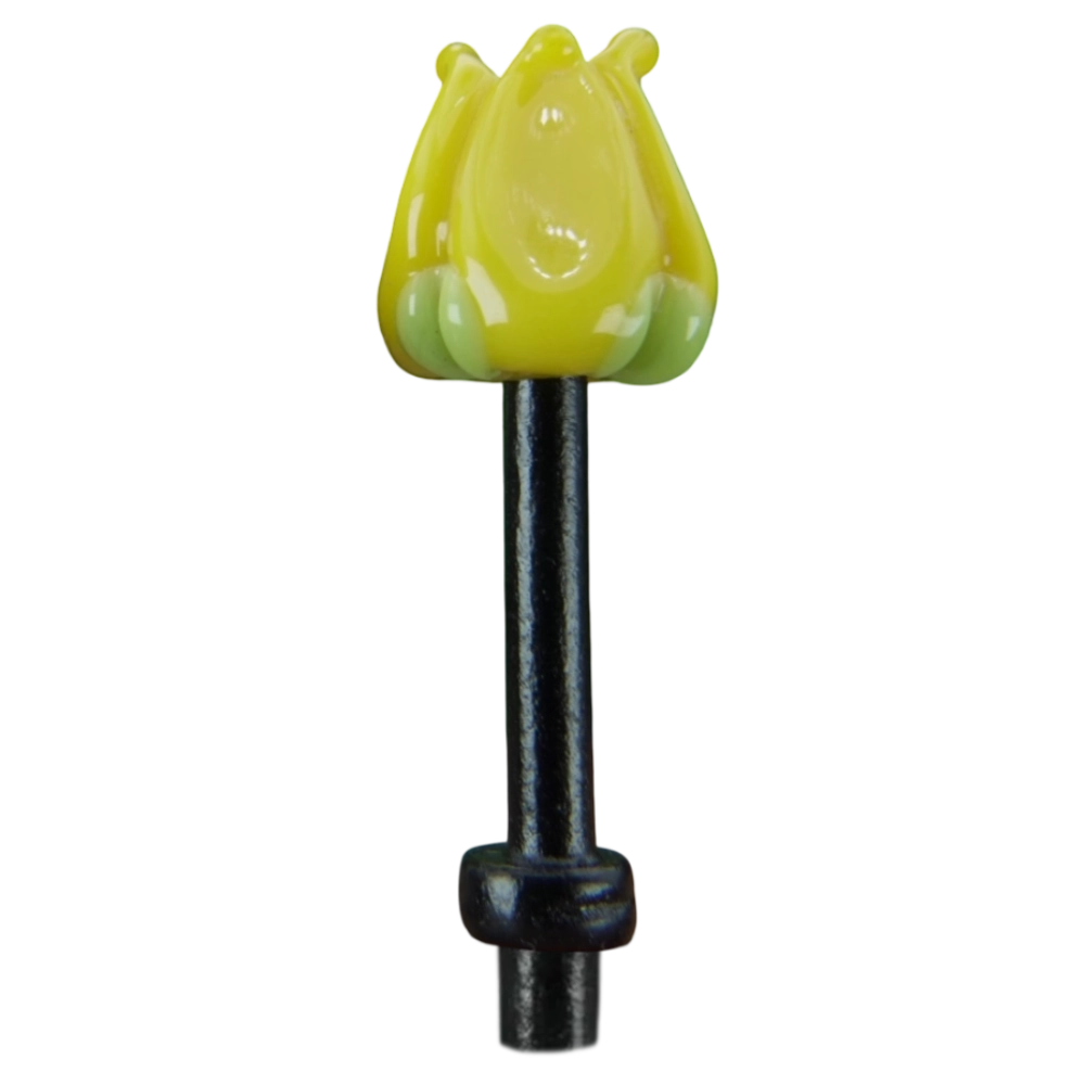 Single Yellow Tulip Cribbage Peg B