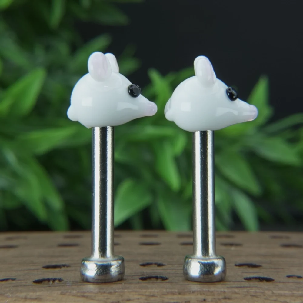 White Mice Cribbage Pegs Sv1