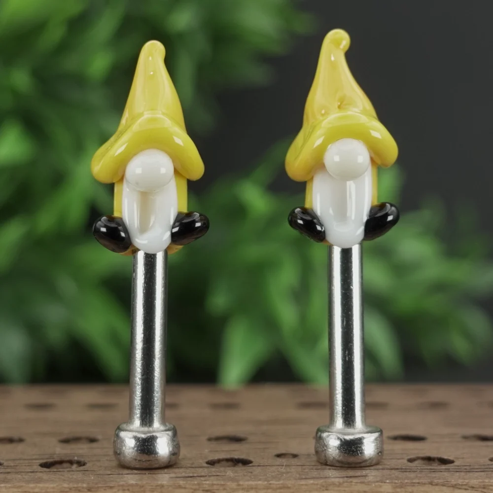Yellow Gnomes Cribbage Pegs Sv3 Yellow Gnomes Cribbage Pegs Sv3